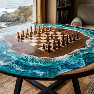Epoxy tables with fish - Etsy 日本