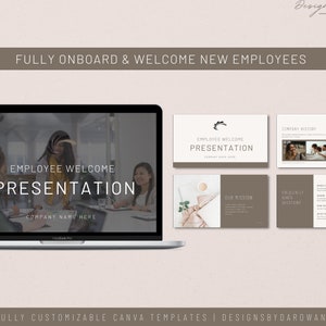 Employee Onboarding Presentation: Canva Welcome Template (40 Slides) - Etsy