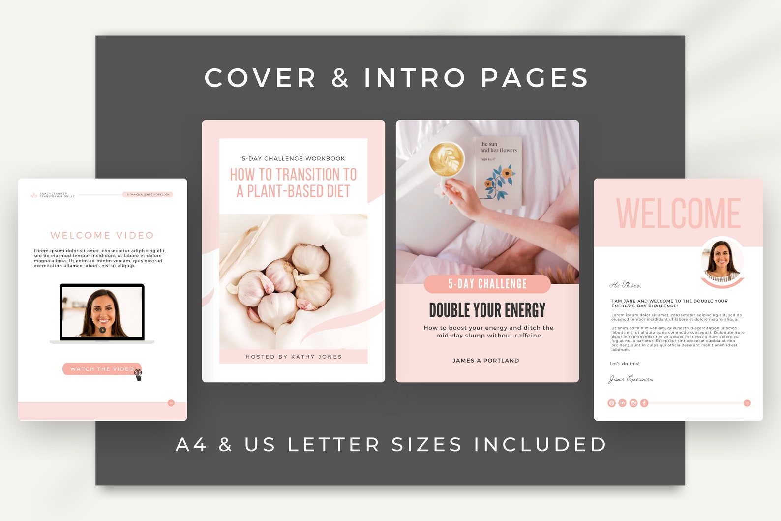 Wellness Challenge Template Challenge Ebook/workbook Canva | Etsy