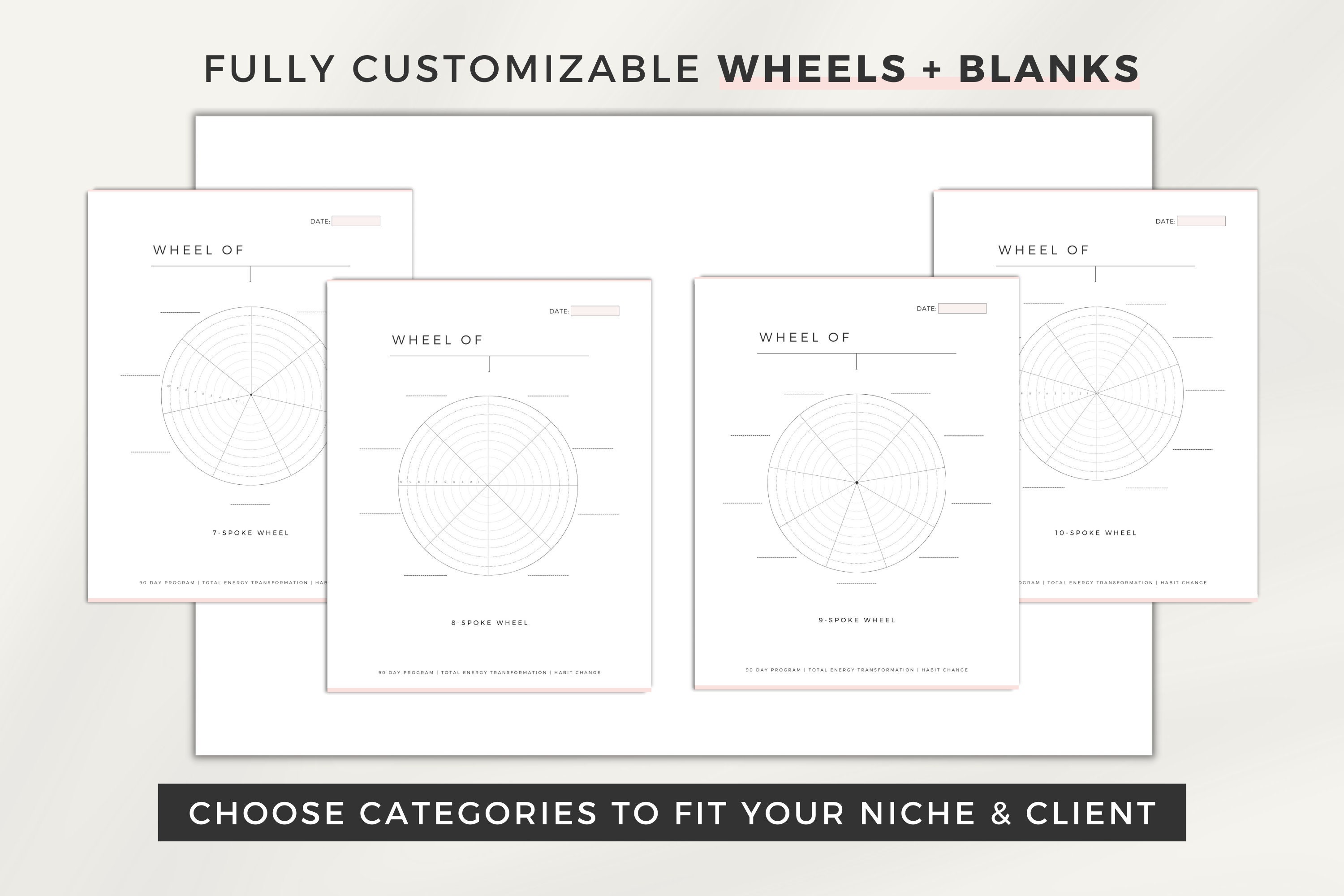 Wheel of Life Canva Template: Life Coaching Tools (PDF) - Etsy