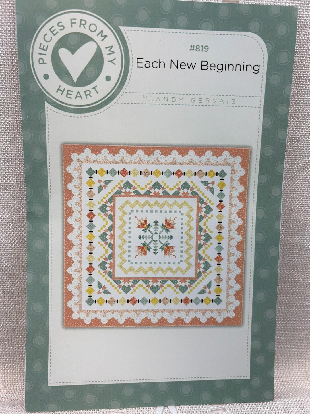 Each New Beginning Quilt Pattern by Sandy Gervais | Farmhouse Design - Etsy