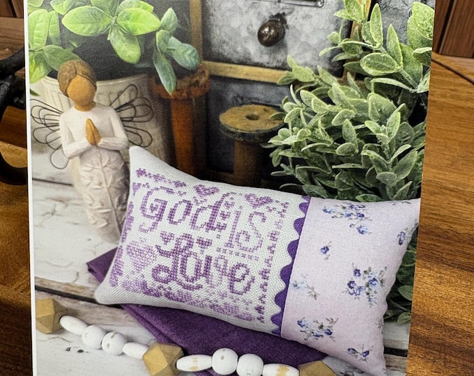 Cross Stitch Paper Patterns, Primrose Cottage Words of Worship, Individual Charts or Three-Chart Bundle