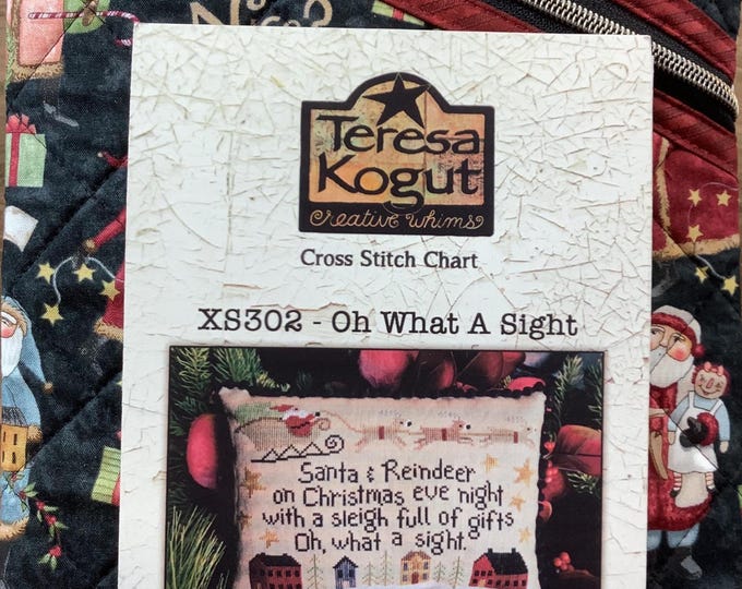 Teresa Kogut Cross Stitch Pattern: Oh What A Sight with Project Bag