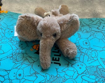 Jellycat Inspired Elephant animal Charm Clip NWT Best Gift For Kids Birthday