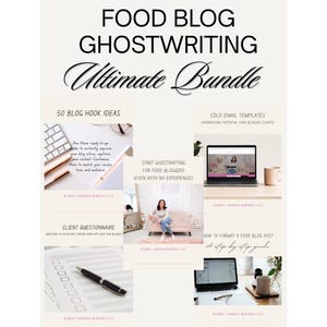 Ultimate Food Blog Ghostwriter Bundle