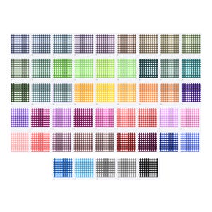 50 Gingham Patterns Digital Paper Pack, Rainbow Colors, Seamless Backgrounds (Digital Download)