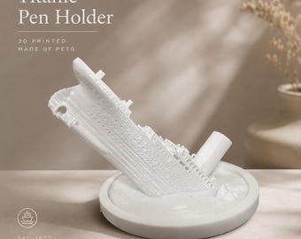 Portalápices Titanic, regalo único para hombres, decoración de escritorio impresa en 3D, accesorio de oficina náutico, portalápices con forma de transatlántico, regalo marítimo