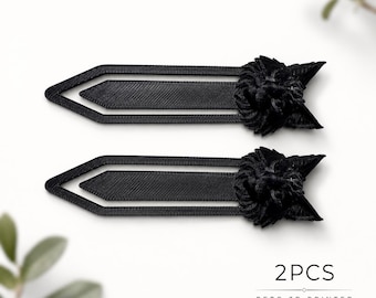Black Cat Bookmark Set, 2PCS 3D Printed PETG Cat Bookmarks, Book Lover Gift, Reading Gift, Cat Lover Gift