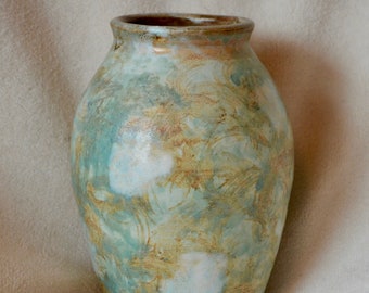 Satin Matte Finish Stoneware Vase