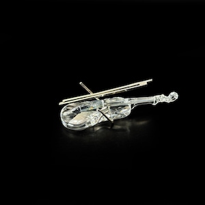 Swarovski Crystal Figurines Violin - Etsy
