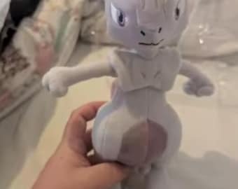 Mewtwo knuffel | Op paranormale anime geïnspireerd verzamelitem 25,5 cm