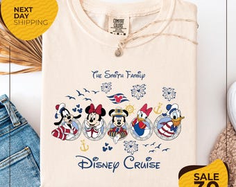 Comfort Colors® Disney Cruise Squad Shirt | Mickey and Friends Cruise Tee | Disney Cruise Trip Shirt | Disney Summer Shirt | Disney Vacation