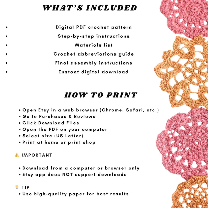 Crochet Daisy Keychain Pattern, Beginner Flower Charm Tutorial (PDF) - Etsy