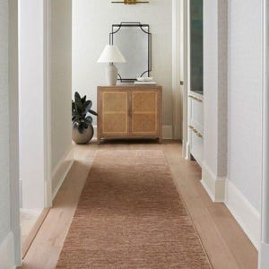 Alfombra de lana marrón anudada a mano de 8x10, 9x12, 10x12, alfombra de pasillo marrón neutra hecha a mano, alfombra minimalista para sala de estar.