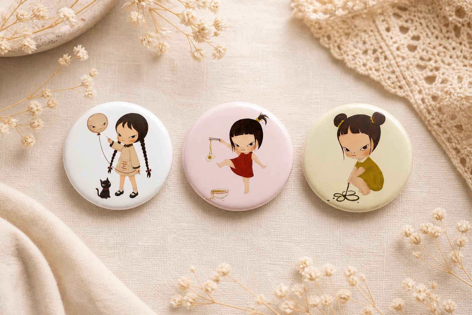 Yoshitomo nara pin - Etsy 日本