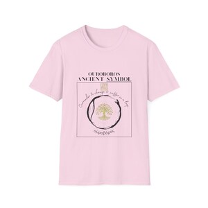 Ouroboros T Shirt, Esoteric Philosophy Tee, Sacred Geometry Snake Graphic, Occult Streetwear image 12