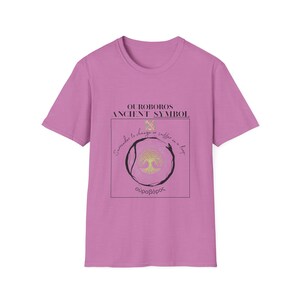 Ouroboros T Shirt, Esoteric Philosophy Tee, Sacred Geometry Snake Graphic, Occult Streetwear image 11