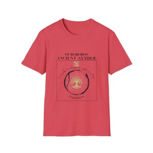 Ouroboros T Shirt, Esoteric Philosophy Tee, Sacred Geometry Snake Graphic, Occult Streetwear image 13