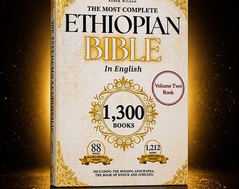 La Biblia Etíope Completa en Inglés – Tapa Dura Ilustrada con Apócrifos, Enoc, Jubileos y Libros Perdidos