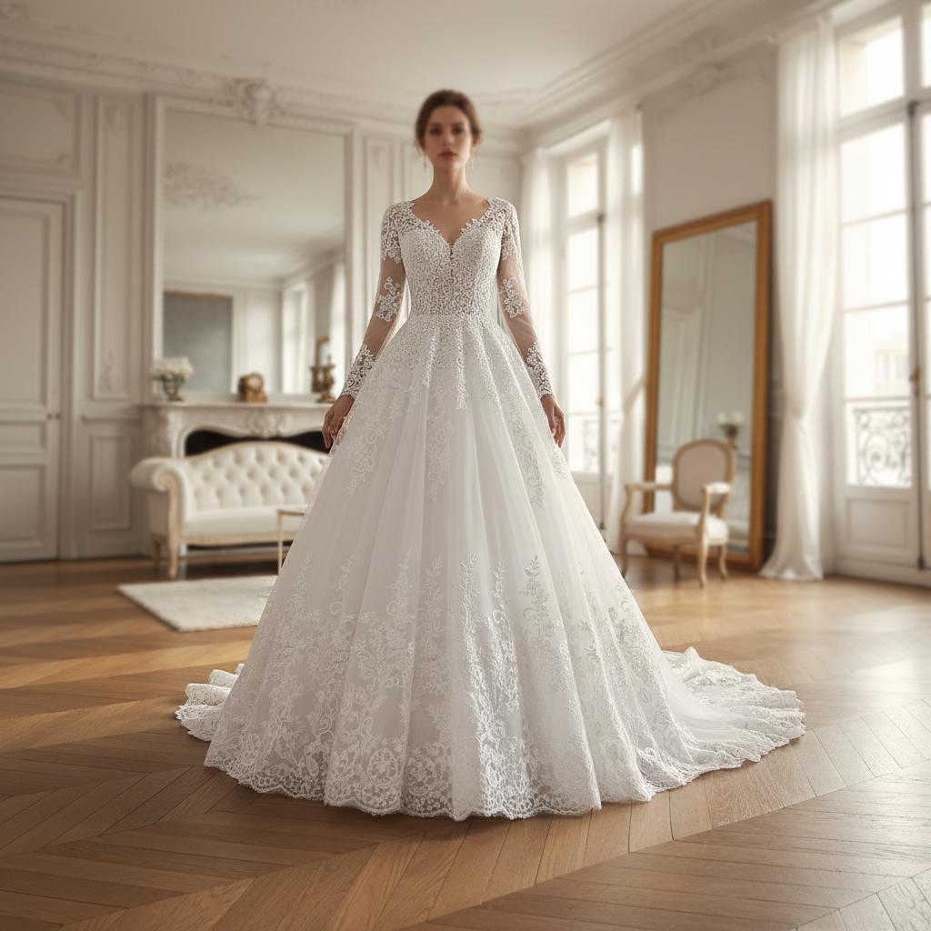 Elopement Lace Wedding Dress - Etsy