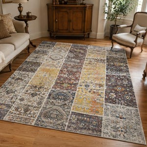 Patchwork Rug - Etsy