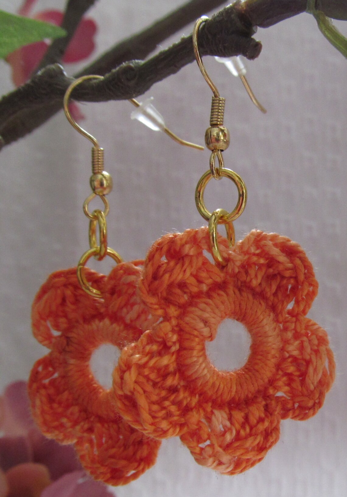 Spartina Crochet Flower Earrings main image 0
