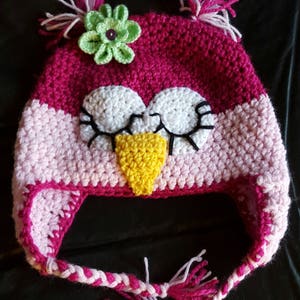 Owl beannie hat, crochet owl winter hat, animal hat, handmade hats, owl hat
