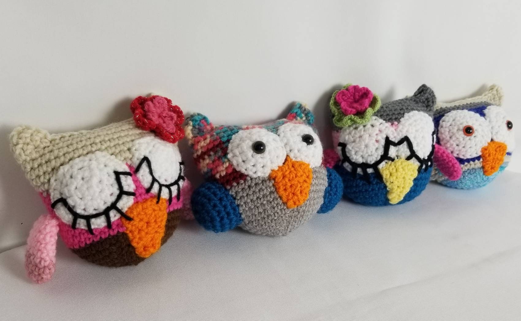 Plush, soft small pillow in Owl shape