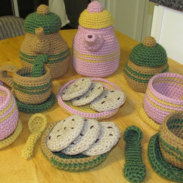 Crochet Tea Set Etsy