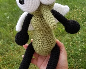 Tito the mosquito, crochet toy, amigurumi mosquito, insect toy, handmade toy