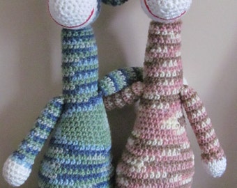 Crochet giraffe toy, animal toys, amigurumi giraffes