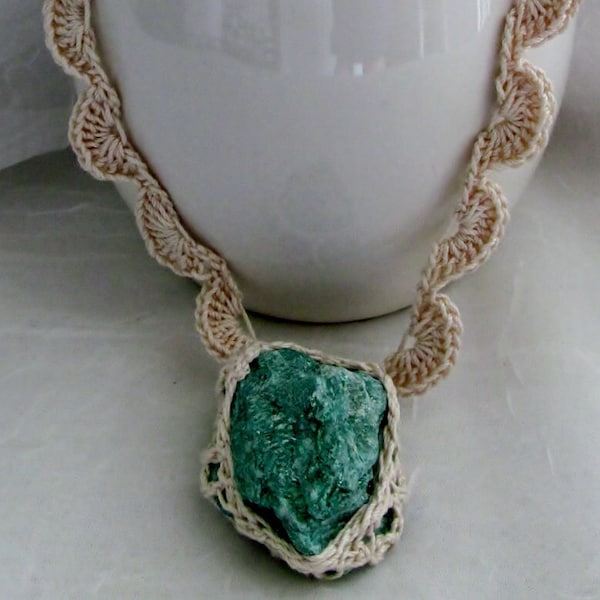 Stone Crochet necklaces