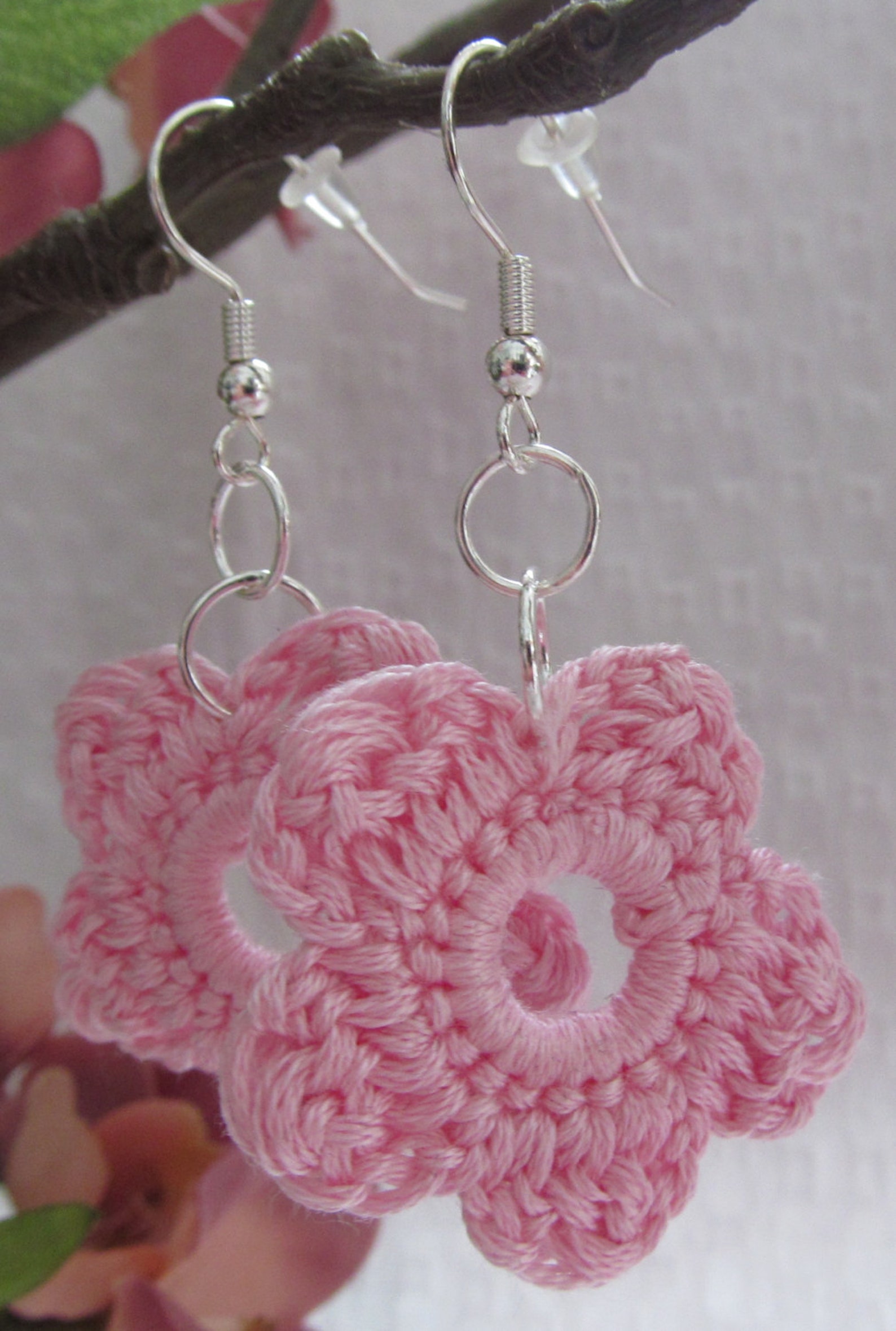 Spartina Crochet Flower Earrings main image 1