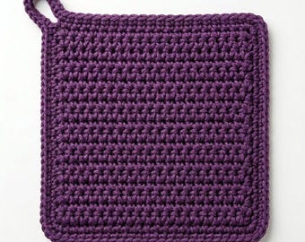 Extra Thick Thermal Crochet Pot Holder Pattern – Beginner Friendly Hot Pad (PDF Download)