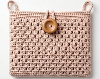 Easy Crochet Tablet Case Pattern: Beginner Friendly Sleeve Tutorial (PDF Download)