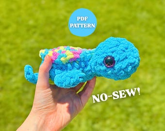 No-Sew Turtle Crochet Pattern PDF | Easy Turtle Amigurumi Plush Tutorial