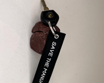 Save The Manuals Key Tag