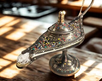 Vintage Aladdin Industries Model-c Brushed Aluminum Oil Lamp - Etsy