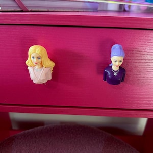 Malibu Doll Dresser Drawer Pull Knob Dreamhouse Drawer pull Barbie Inspired