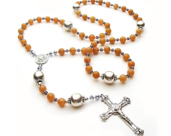 Catholic Rosary Sterling Silver With Green Aventurine Etsy catholic-rosary-sterling-silver-with-green-aventurine-etsy