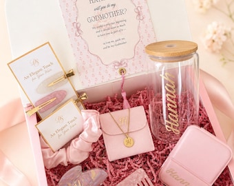 Will You Be My Godmother Proposal Box, Personalized Godparent Keepsake Set, Custom Fairy Godmother Gift, Madrina Gift