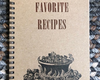 Favorite Recipes, Blank Notebook