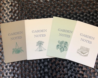 Garden Notes, blank journal