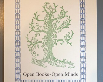 8 x 10 Broadside: Open Books, Open Minds