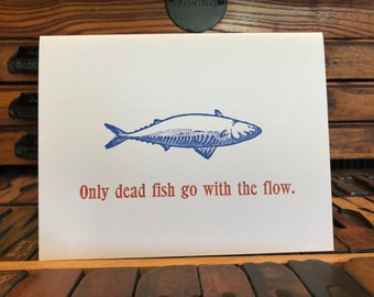 Greeting Card, Dead Fish