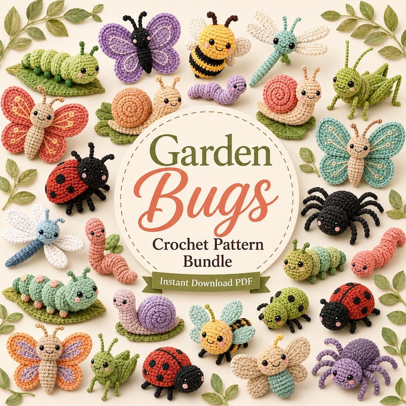 Crochet Bug Kit - Etsy UK