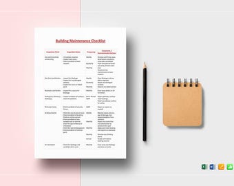 Maintenance Tracker Printable planner | Minimal Household Organizer PDF | House Care Cleaning Checklist | Tracker Printable