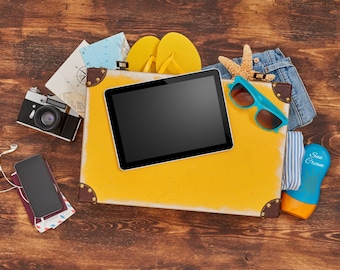 Travel Packing Checklist Printable | Minimal Travel Planner | Vacation Organizer PDF
