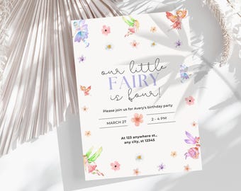 Birthday Invitation Template Canva Editable, Birthday Party Invitation, Printable Birthday Invite, Digital Birthday Card, Instant Download