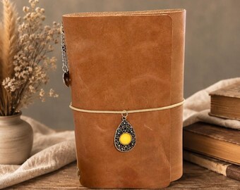 Pocket Sized "The Honeywood Journal" Authentic Leather